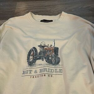 Bit & Bridle Cream Tractor Graphic Shirt